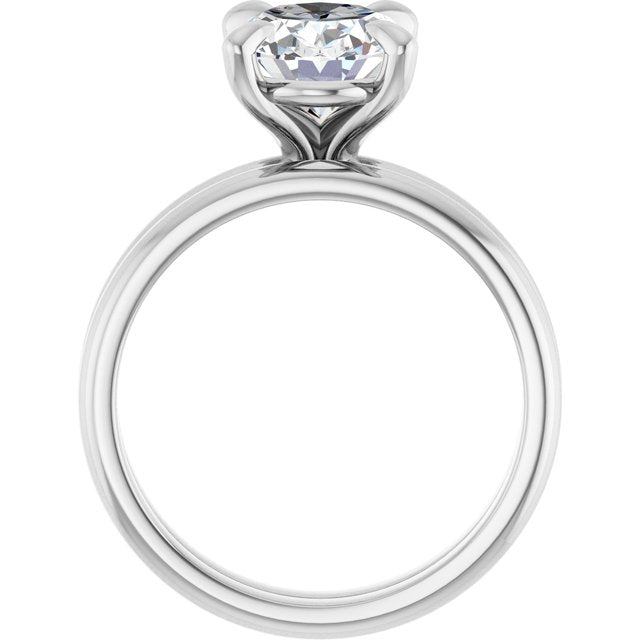 1.8 CTW Lab-Grown Oval Solitaire | Solita Collection