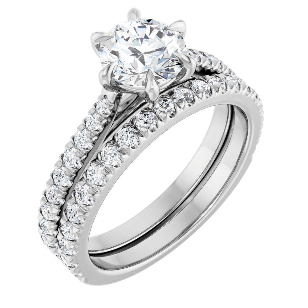 1 1/3 CTW Lab-Grown Diamond Engagement Ring – 14K Gold – Encanta Collection