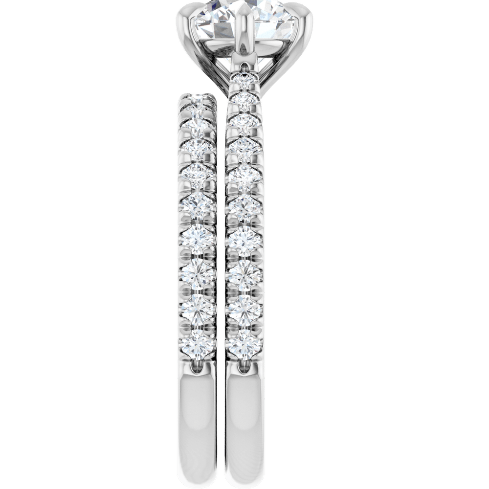 1 1/3 CTW Lab-Grown Diamond Engagement Ring – 14K Gold – Encanta Collection