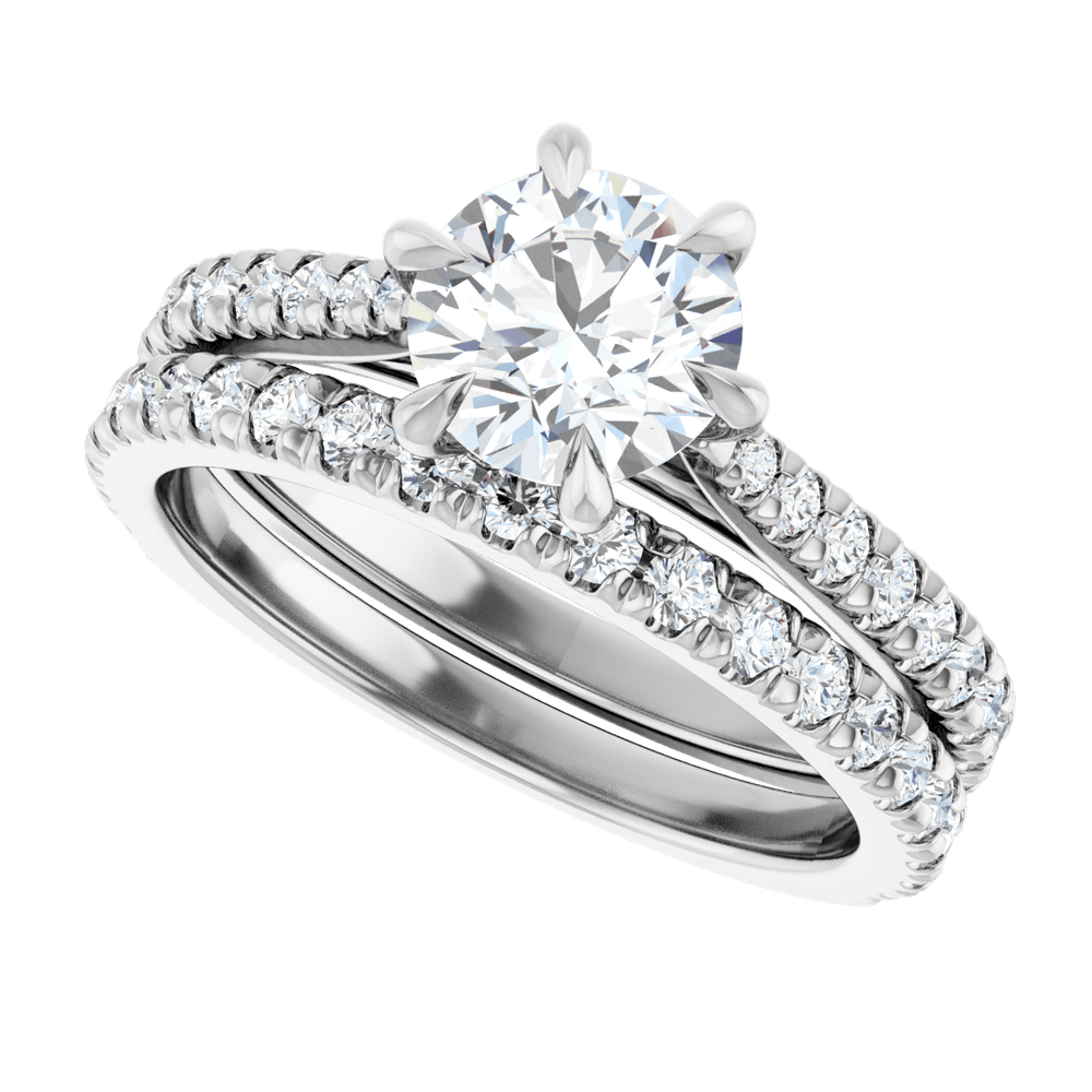 1 1/3 CTW Lab-Grown Diamond Engagement Ring – 14K Gold – Encanta Collection