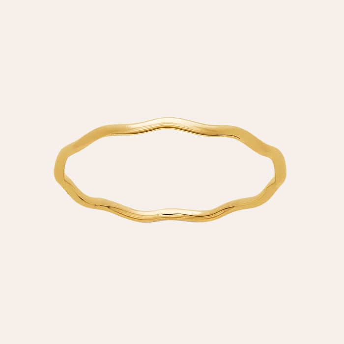 Wave Form Ring
