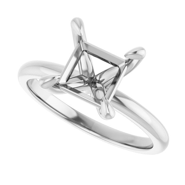 2 CTW Lab-Grown Princess Cut Solitaire | Solita Collection