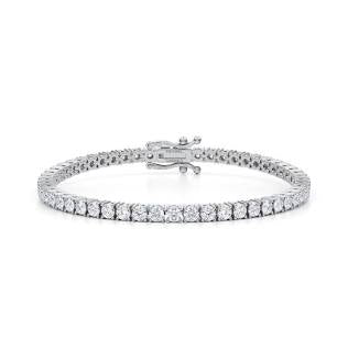 5 CTW Lab-Grown Diamond Tennis Bracelet in 14K Gold