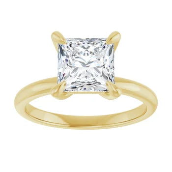 2 CTW Lab-Grown Princess Cut Solitaire | Solita Collection